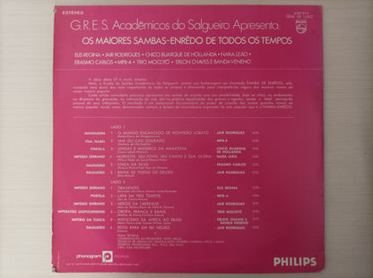 Lp Vinil G.R.E.S Os Maiores Sambas-Enrêdo De Todos Os Tempos