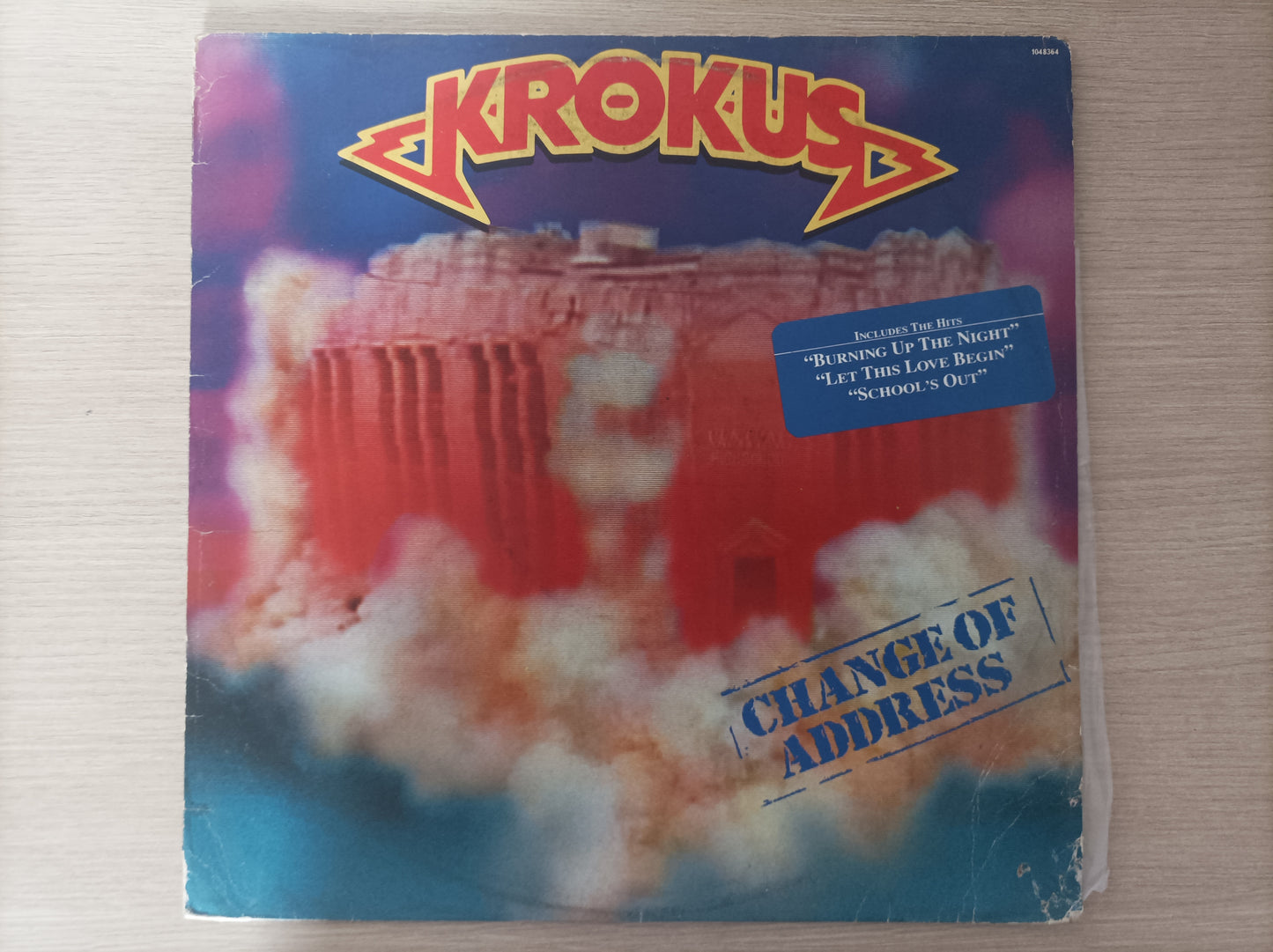 Lp Vinil Krokus Change of Address Com encarte