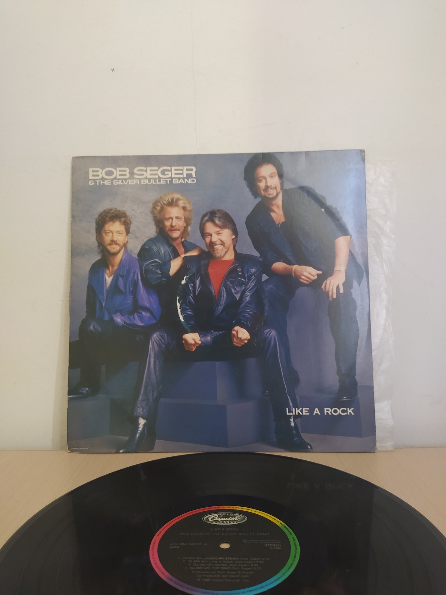 Lp Vinil Bob Seger & The Silver Bullet Like A Rock Encarte