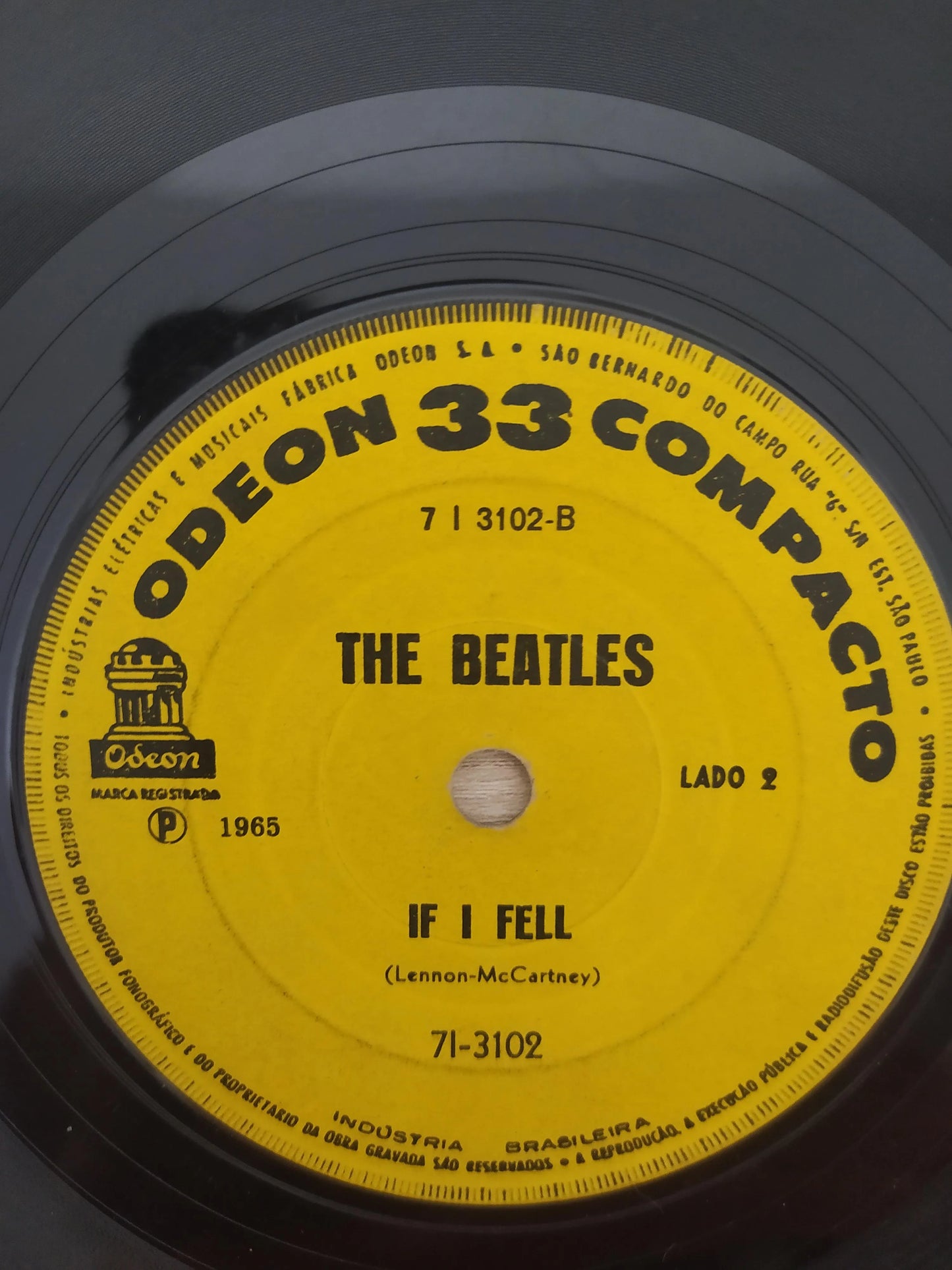 Vinil Compacto The Beatles I Feel Fine / If I Fell Leia